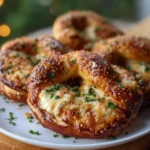Mozzarella Stuffed Soft Pretzels