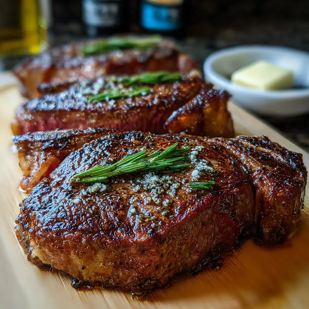 Pan-Seared Ribeye Steak