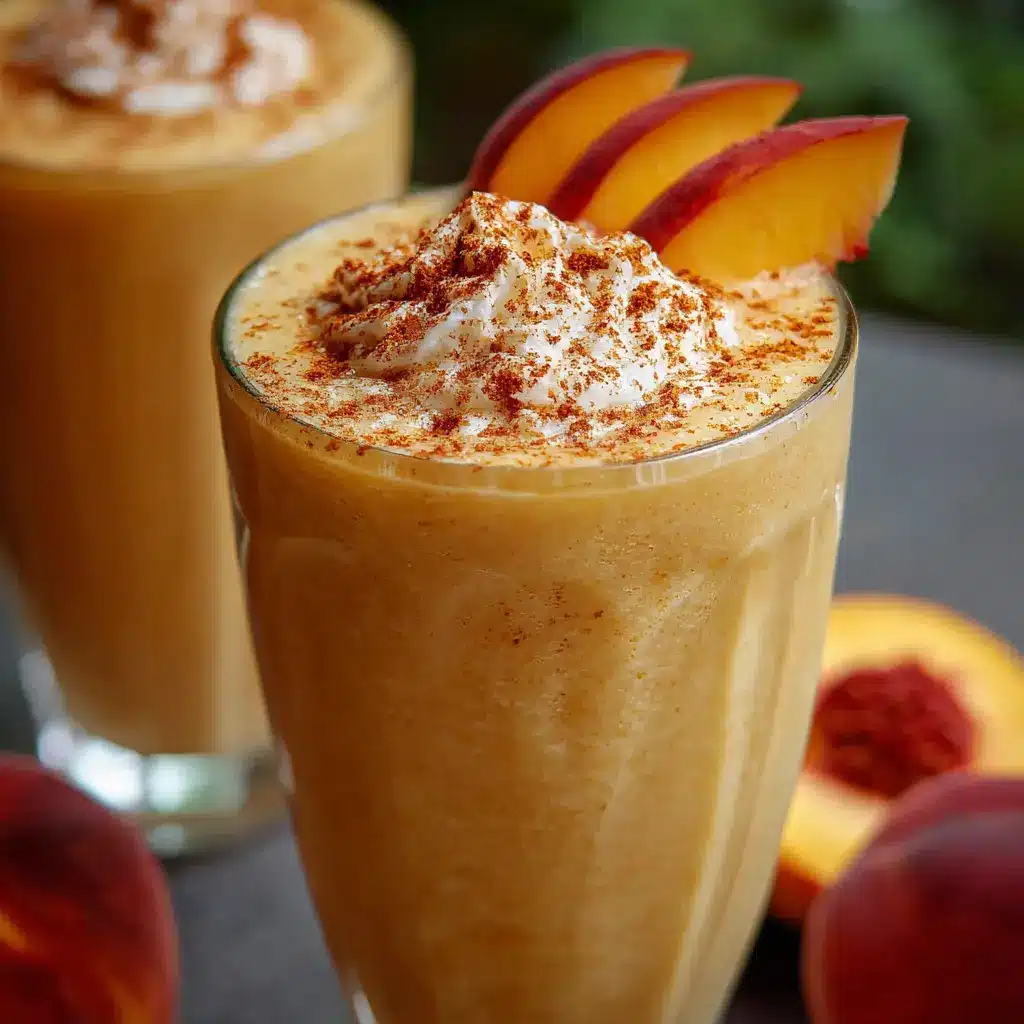 Peach Cobbler Smoothie