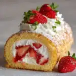 Strawberry Shortcake Cake Roll