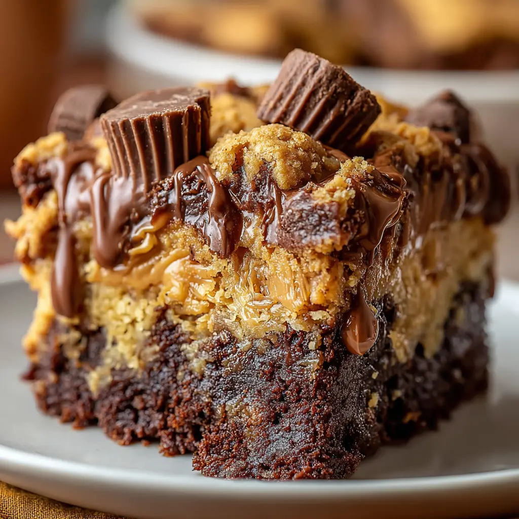 Peanut Butter Cup Dump Cake