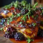 Smoky Paprika Chicken with Blackberry Jalapeño Melt