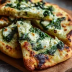 Spinach Ricotta 4-Cheese Flatbreads