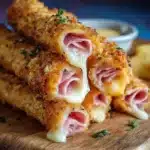 Chicken Ham and Cheese Sticks