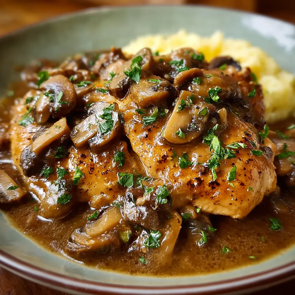 Slow Cooker Chicken Marsala