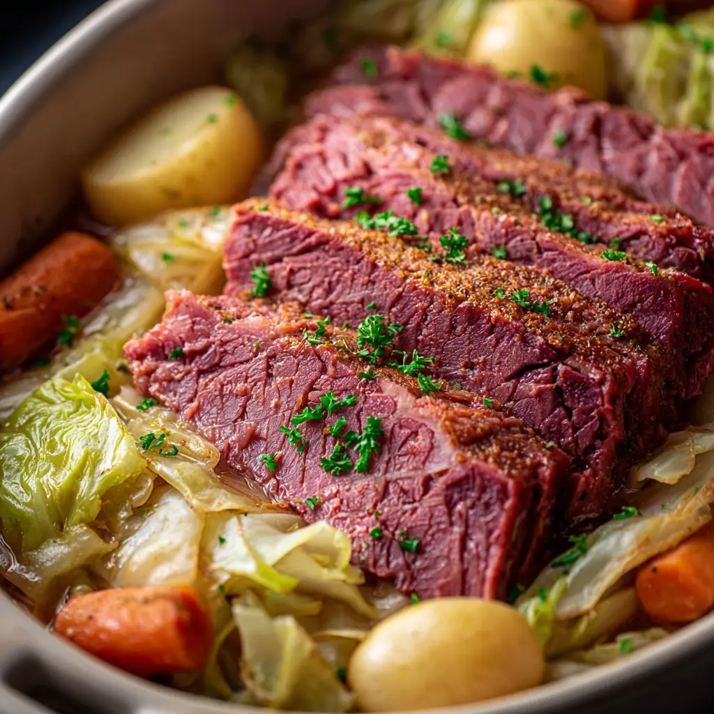 Crockpot Corned Beef and Cabbage