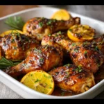 Southern Baked Maple Citrus Chicken Legs