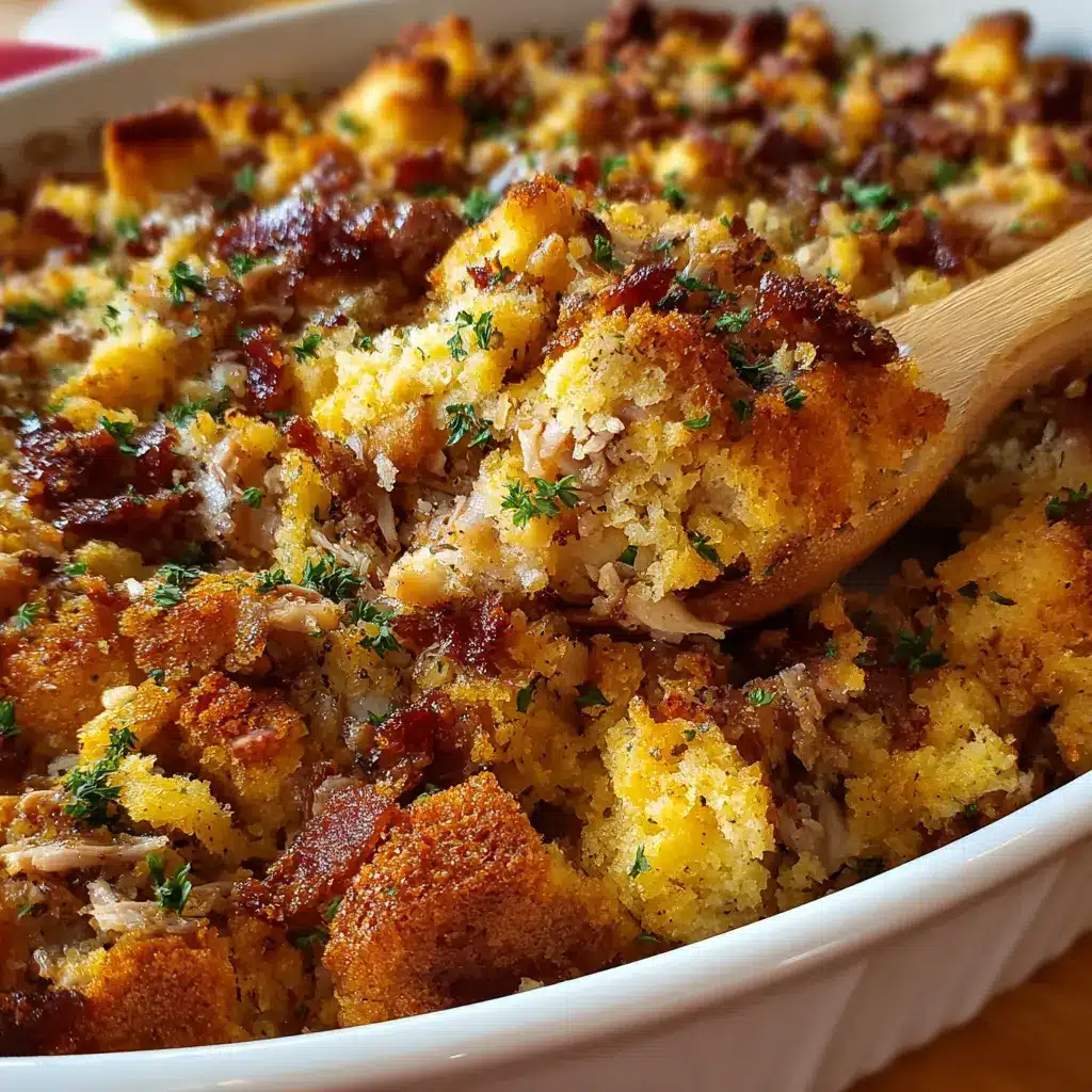 Cowboy Chicken and Stuffing Casserole