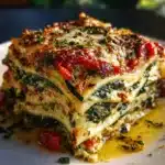 Zucchini Spinach Vegetarian Lasagna