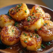 Aussie Potato Scallops: Easy Recipe with Turkey Bacon Delight