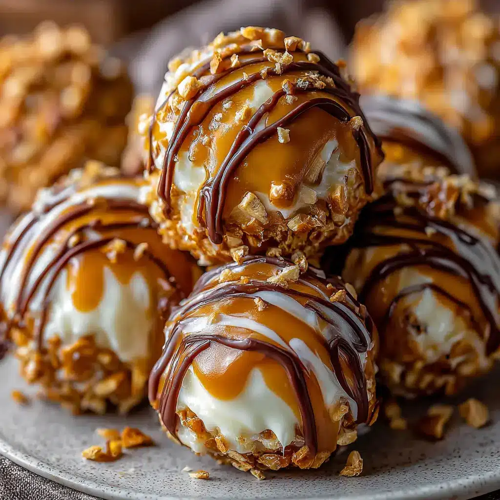 Salted Caramel Pretzel Cheesecake Balls