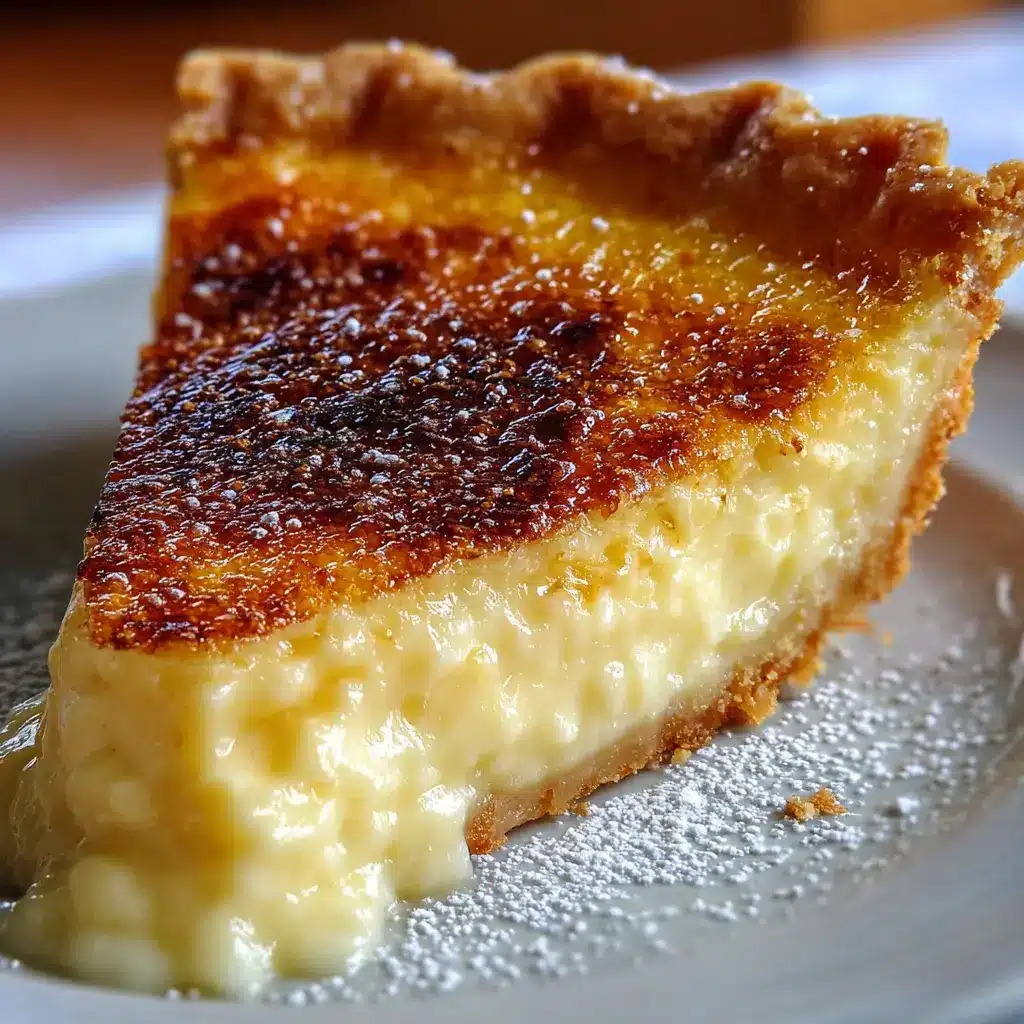 Old Fashioned Custard Pie