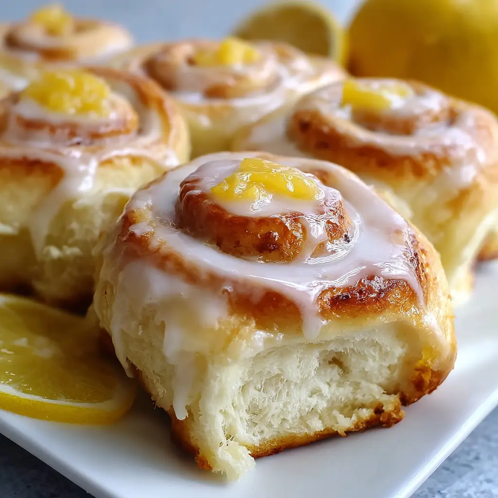 Lemon Sweet Rolls – Soft, Pillowy & Bursting with Lemon Curd 🍰💛