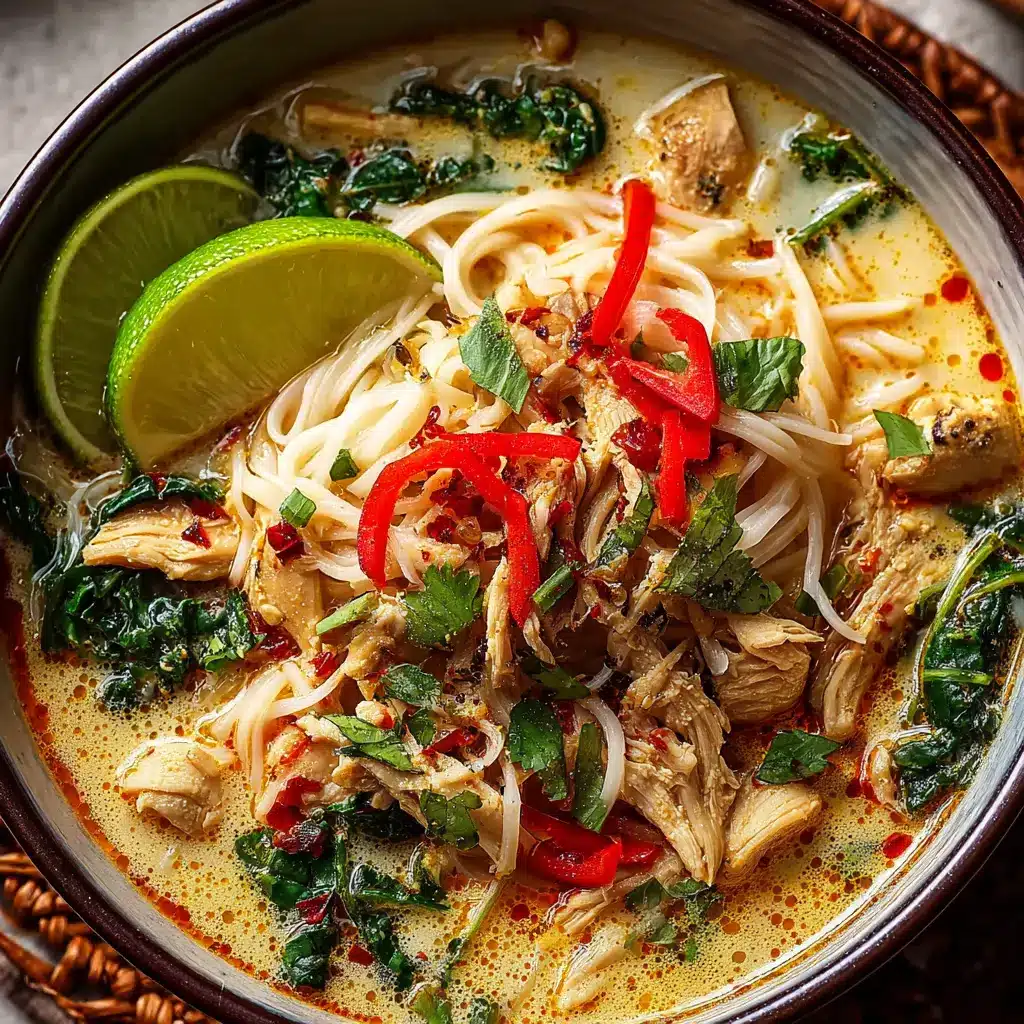 Thai Chicken Coconut Noodle Soup