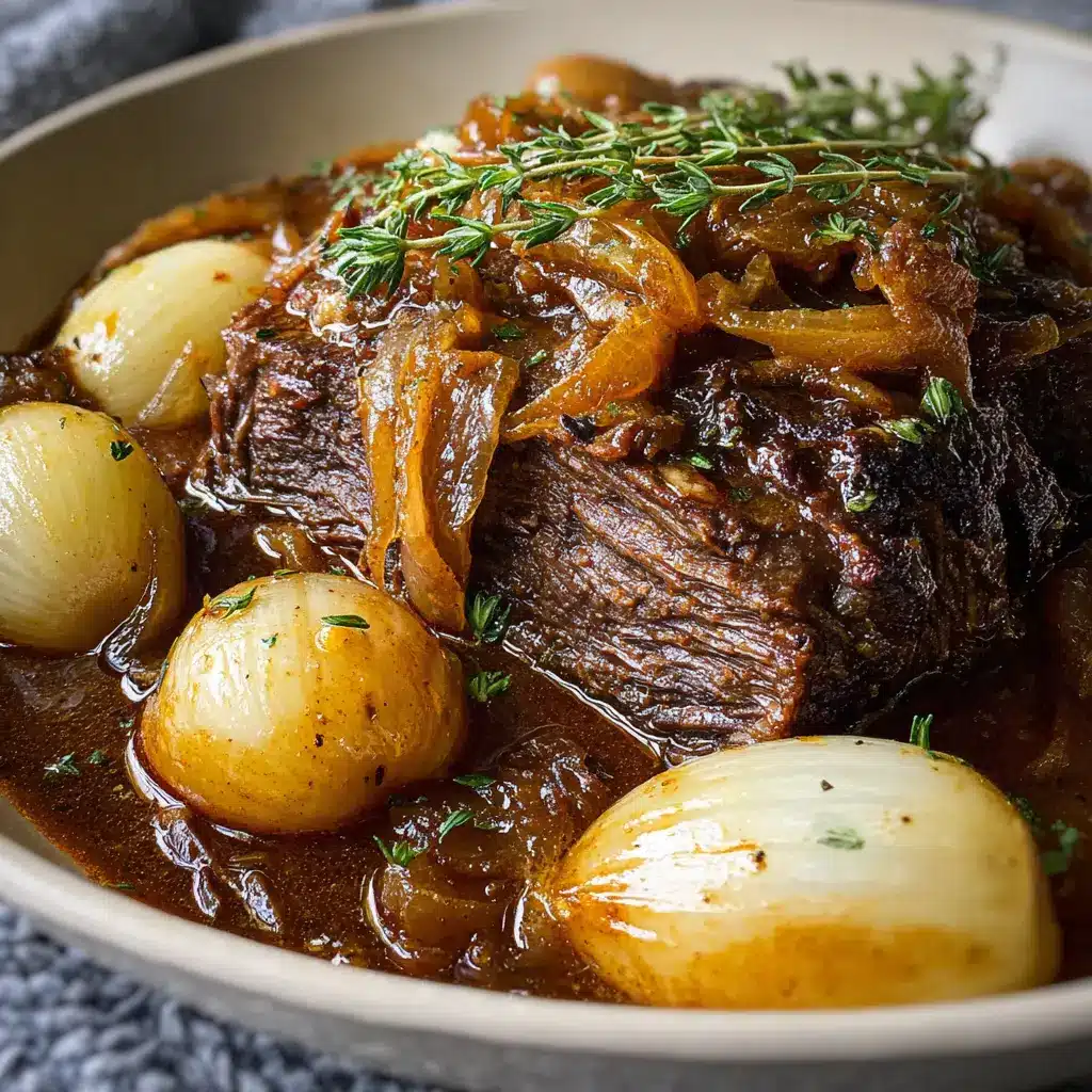 Mouthwatering French Onion Beef Pot Roast for Pure Comfort