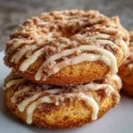 Cinnamon Kissed Cheesecake Donut Cookies