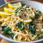 Zesty Lemon Ricotta and Spinach Pasta