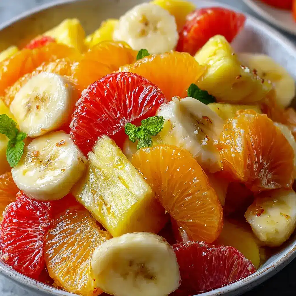 Citrus Banana Pineapple Fruit Salad
