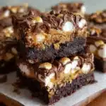 Decadent Reese's Marshmallow Brownies