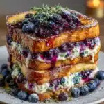 Blueberry Cheesecake Stuffed French Toast