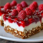Raspberry Pretzel Salad