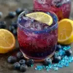 Homemade Blueberry Lemon Electrolyte Drink