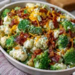 Loaded Broccoli Cauliflower Salad