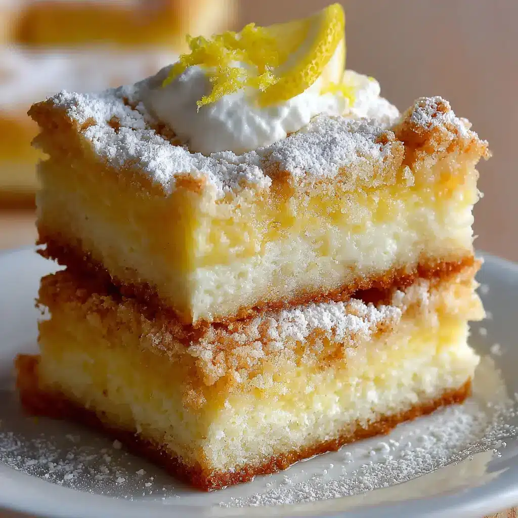 Lemon Angel Cake Bars