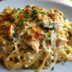 Crockpot Chicken Tetrazzini