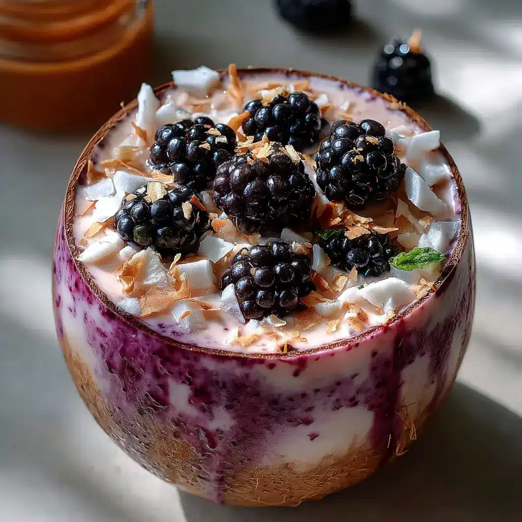 Homemade Blackberry Coconut