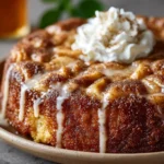 Cinnamon Sour Cream Apple Cake