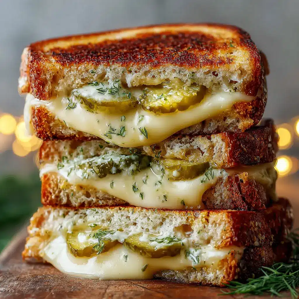 The Best Dill Pickle Grilled Cheese