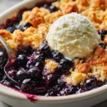 Easy Blueberry Cobbler
