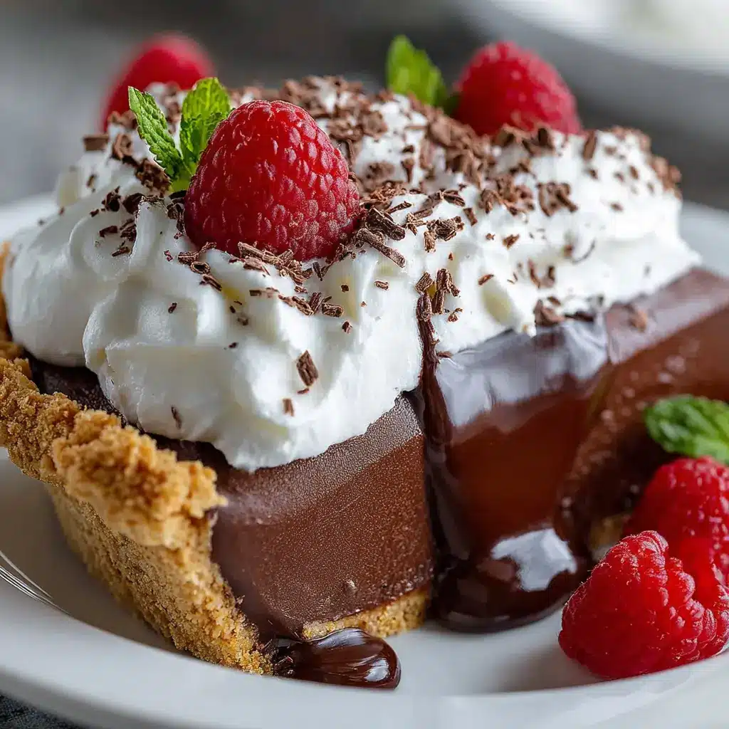 No-Bake Chocolate Pudding Pie