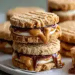 Healthy Peanut Butter Yogurt Sandwich Cookies
