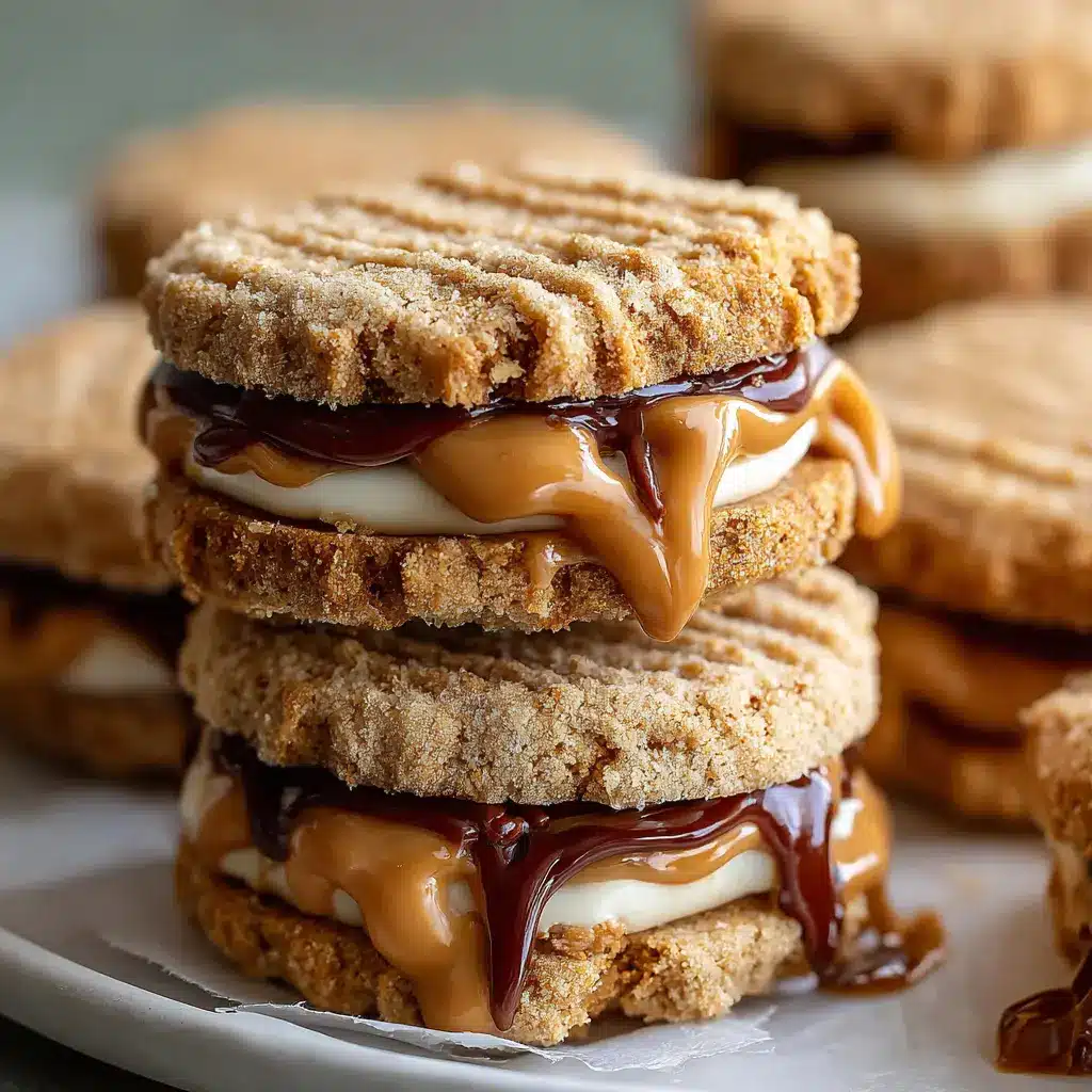 Healthy Peanut Butter Yogurt Sandwich Cookies