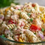 Creamy Seafood Pasta Salad with Imitation Crab