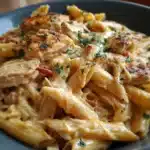 Slow Cooker Cheesy Chicken Penne