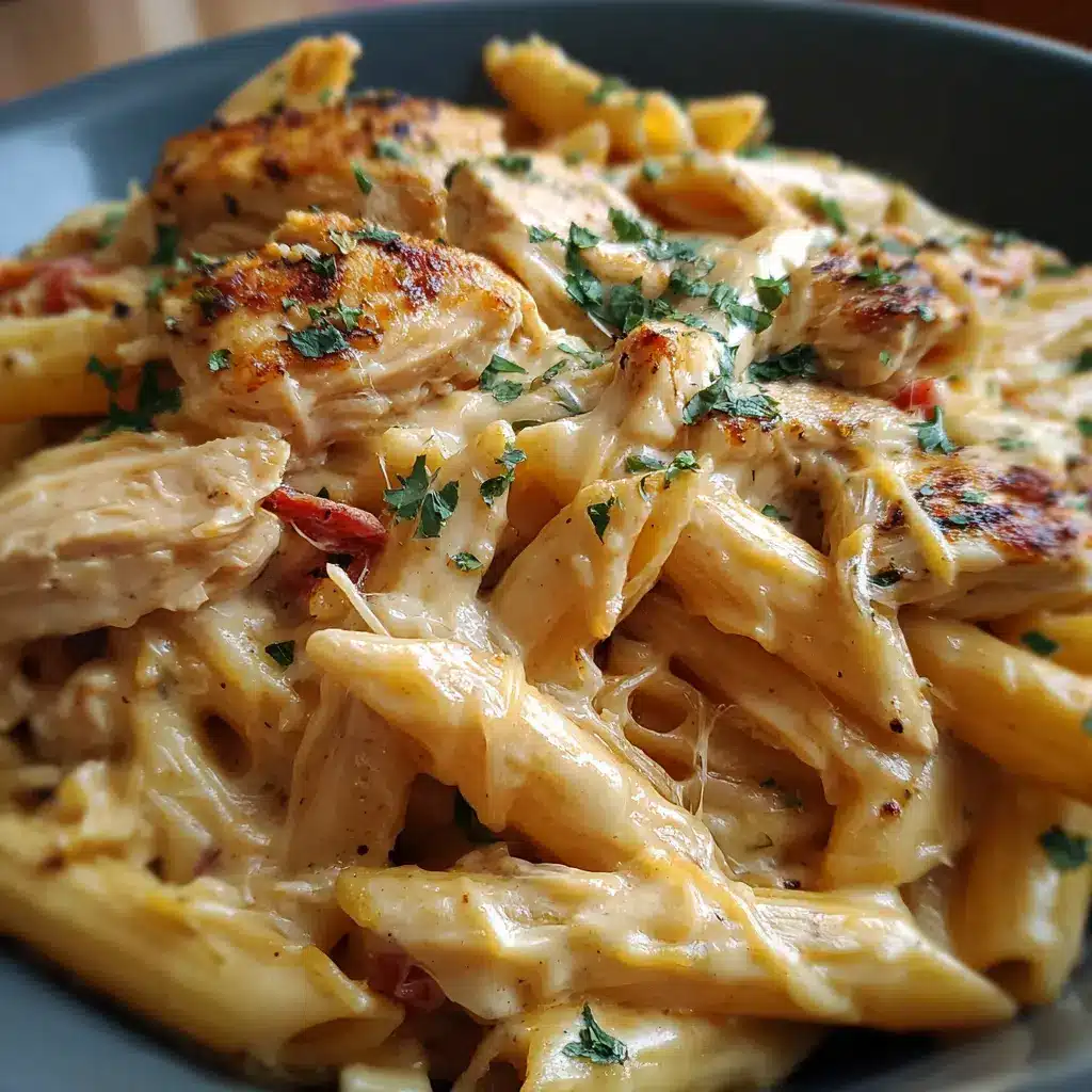 Slow Cooker Cheesy Chicken Penne