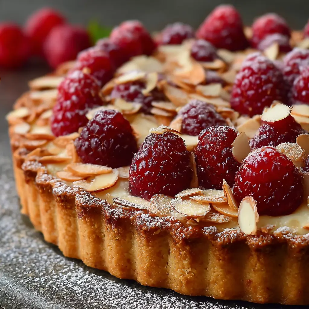 Almond Raspberry Tart