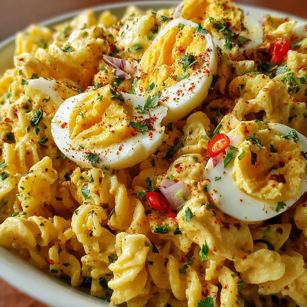 Deviled Egg Pasta Salad