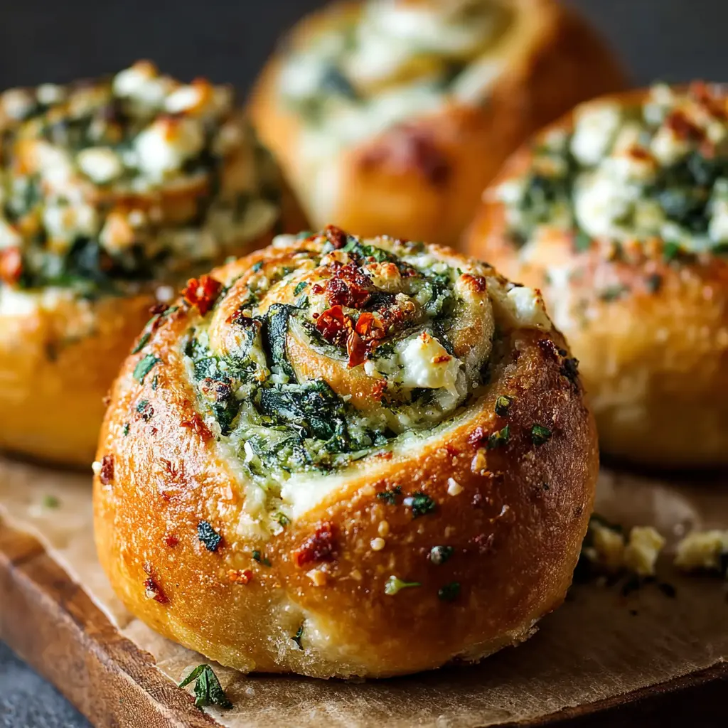 Spinach Artichoke Buns