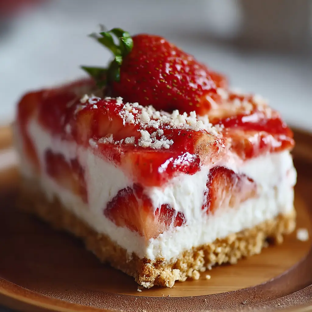 No-Bake Strawberry Delight