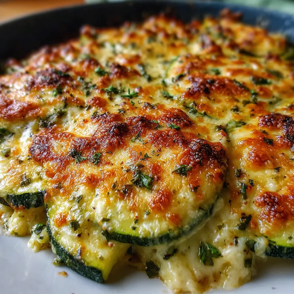 Cheesy Baked Zucchini