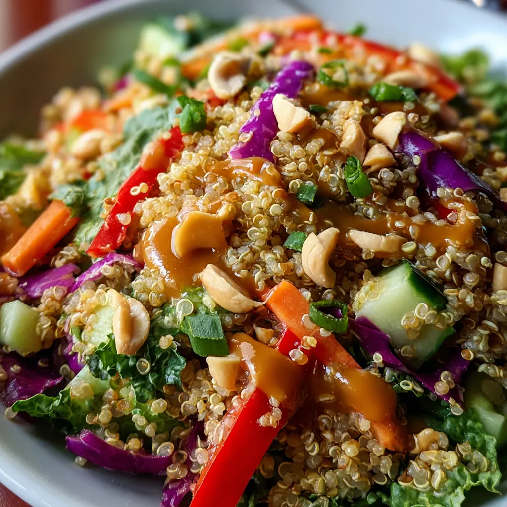 Thai Peanut Quinoa Salad