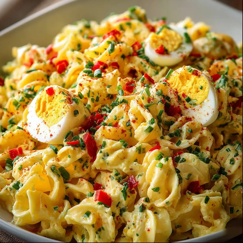 Deviled Egg Pasta Salad