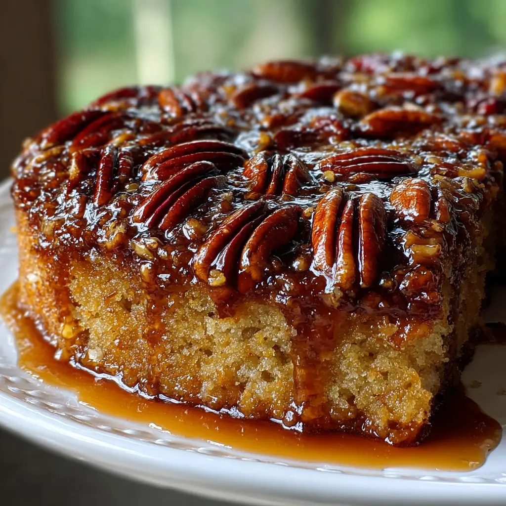 Pecan Upside-Down Cake