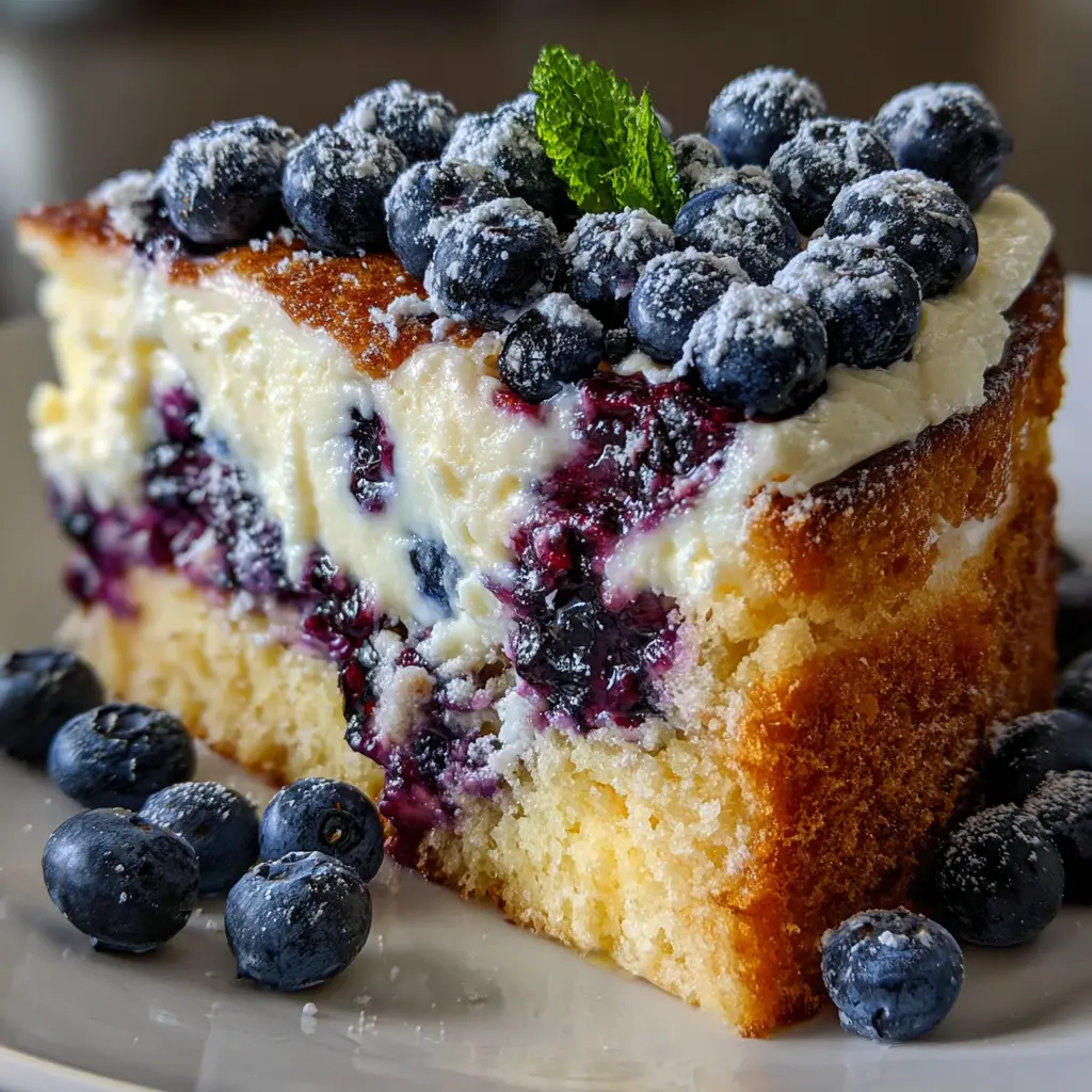 Nova Scotia Blueberry Cream Cake