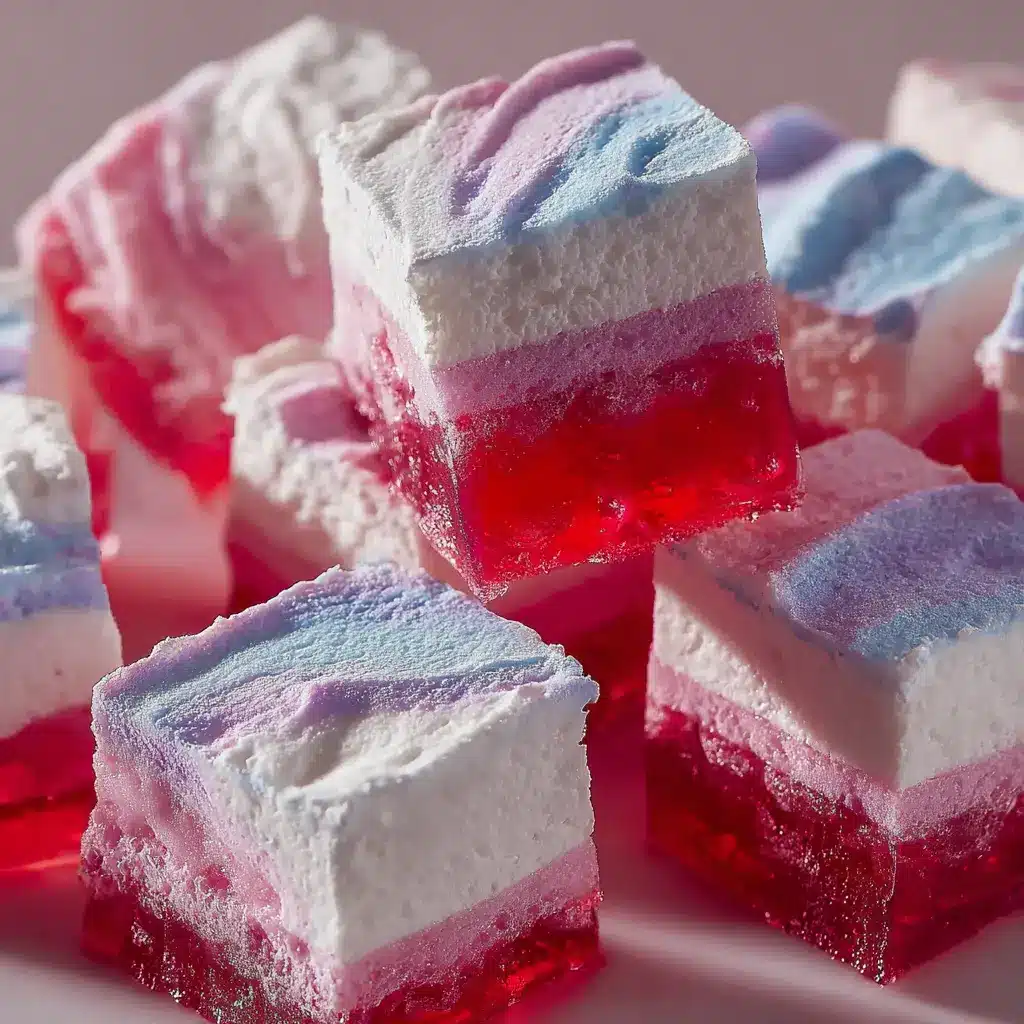 Jello + Cool Whip Fluff Cubes