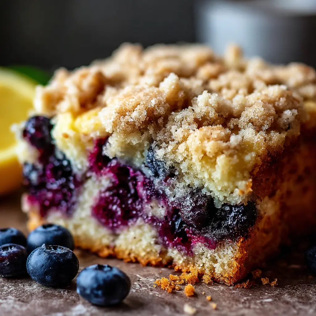 Blueberry Lemon Crumb Cake